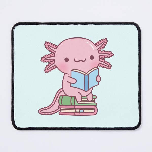 Item preview, Cute Axolotl Loves To Read A Lot Of Books designed and sold by rustydoodle.