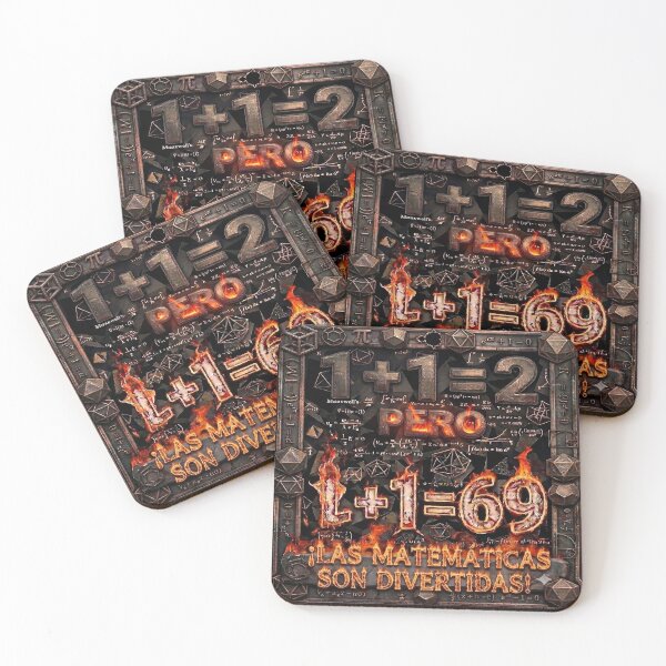 Item preview, Divertido Diseño de Matemáticas para Adultos | 1+1=69 Humor Matemático para Matemáticos, Ingenieros y Geeks designed and sold by Alchemy Forge.