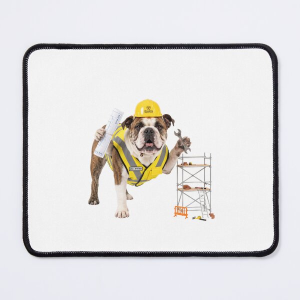 Item preview, Construction Bulldog designed and sold by PictoVibe.
