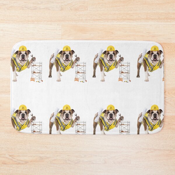Item preview, Construction Bulldog designed and sold by PictoVibe.