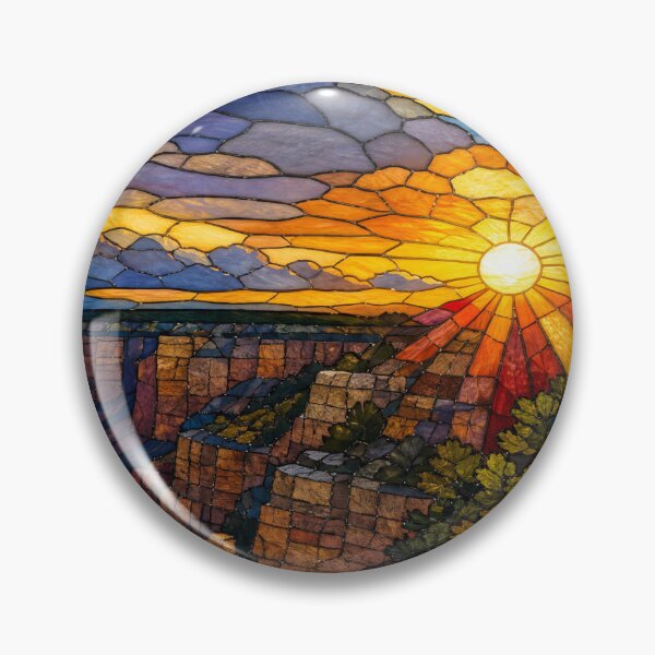 Item preview, Grand Canyon - Stained Glass designed and sold by Threadedresin.
