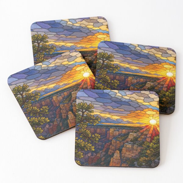 Artikelvorschau, Grand Canyon – Buntglas entworfen und verkauft von Threadedresin.