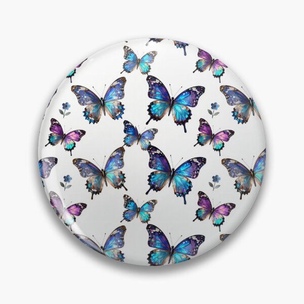 Item preview, Cybernetic Butterfly Garden Seamless Pattern designed and sold by GalacticLabs.