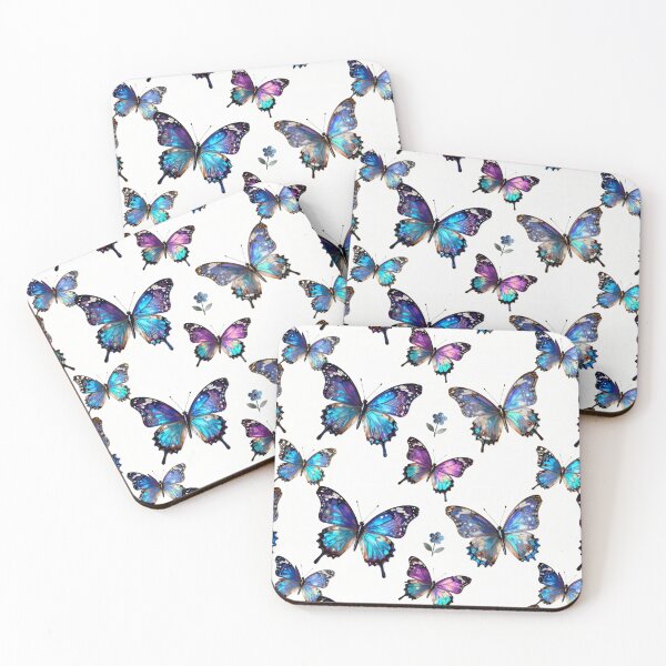 Item preview, Cybernetic Butterfly Garden Seamless Pattern designed and sold by GalacticLabs.