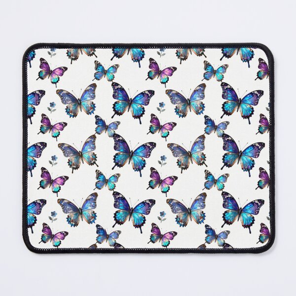 Item preview, Cybernetic Butterfly Garden Seamless Pattern designed and sold by GalacticLabs.