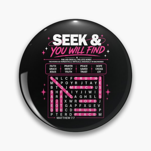 Item preview, Seek And You Will Find Matthew 7 designed and sold by ElizabethMorri2.