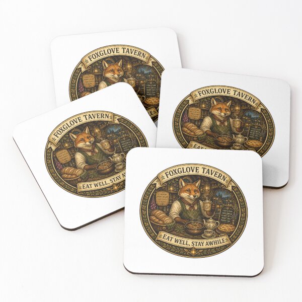 Item preview, Foxglove Tavern | Cozy Woodland Fox Inn | Cottagecore Fantasy Tavern Keeper designed and sold by MrDev.