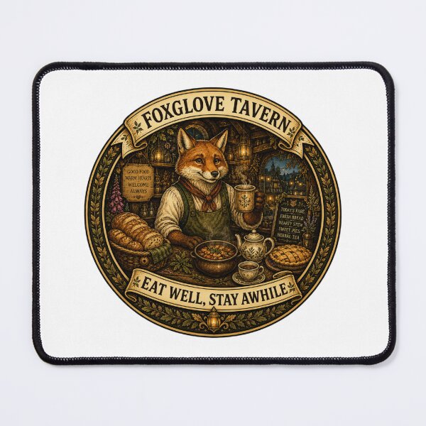 Item preview, Foxglove Tavern | Cozy Woodland Fox Inn | Cottagecore Fantasy Tavern Keeper designed and sold by MrDev.