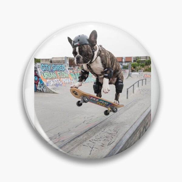 Item preview, Skateboard French Bulldog designed and sold by PictoVibe.