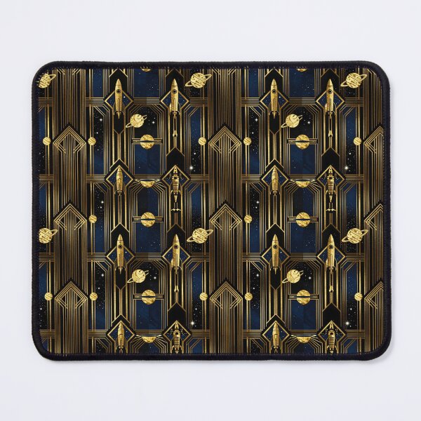Item preview, Art Deco Galactic Luxe Seamless Pattern designed and sold by GalacticLabs.