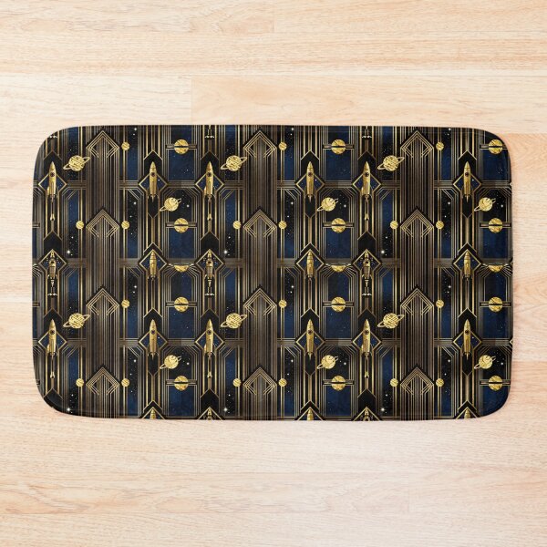 Item preview, Art Deco Galactic Luxe Seamless Pattern designed and sold by GalacticLabs.