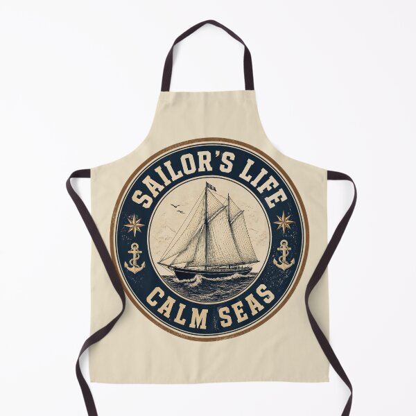 Item preview, Sailor's Life Calm Seas designed and sold by VINTAGE BY LAMBERTINY .