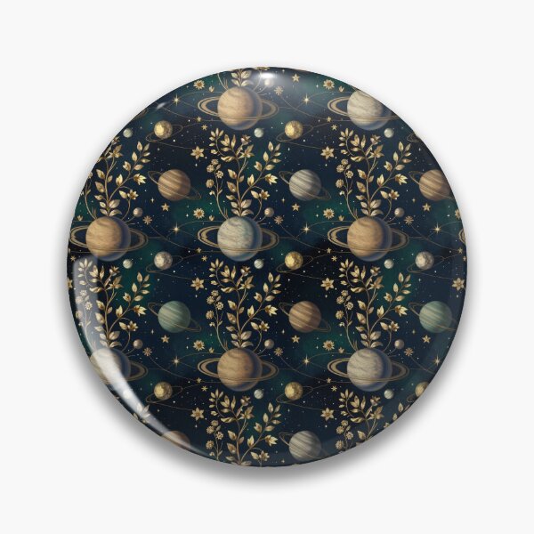 Item preview, Celestial Botanical Luxe Seamless Pattern designed and sold by GalacticLabs.