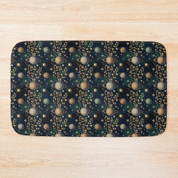 Item preview, Celestial Botanical Luxe Seamless Pattern designed and sold by GalacticLabs.