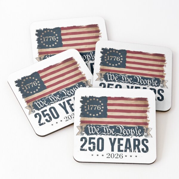 Item preview, We The People 250 Years 1776-2026, America 250th Anniversary Patriotic USA Flag Vintage designed and sold by Zizo-DR44.