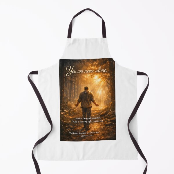 Item preview, You Are Never Alone — Hebrews 13:5  designed and sold by Faithwave Hope & Haven.