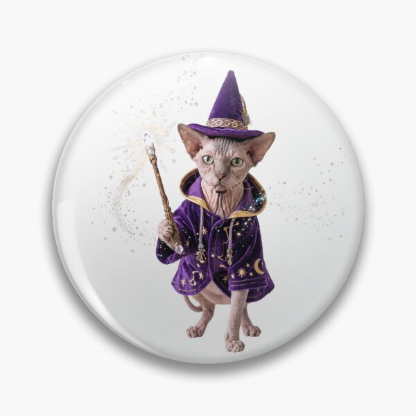 Item preview, Wizard Sphynx Cat designed and sold by PictoVibe.