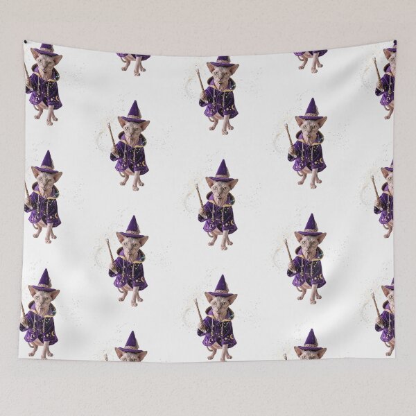 Item preview, Wizard Sphynx Cat designed and sold by PictoVibe.