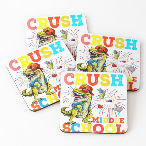 Item preview, I'm Ready To Crush Middle School Dinosaur Back To School  designed and sold by GloomWood.