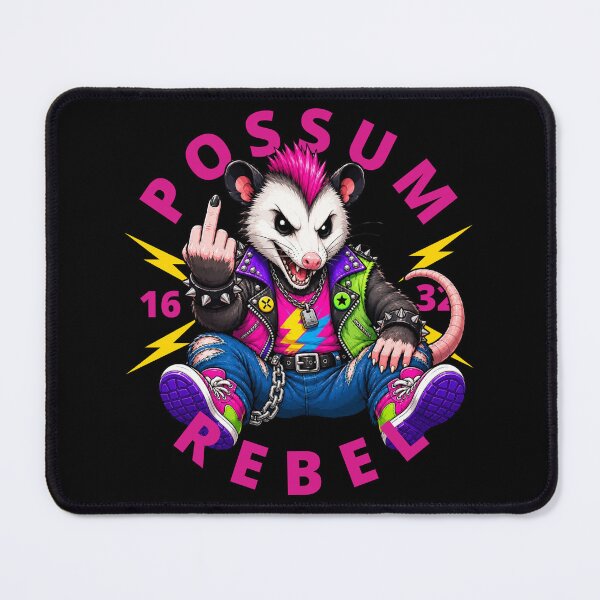Item preview, Rebel Possum Middle Finger designed and sold by pUNKnown.