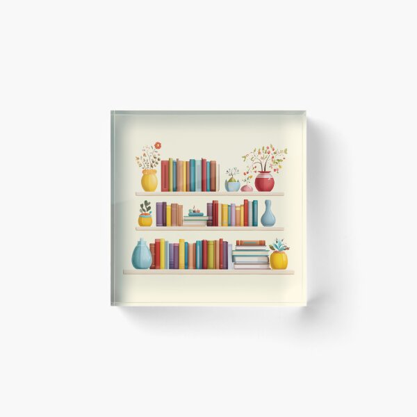 Item preview, Floating bookshelf designed and sold by bubblyrainbow.