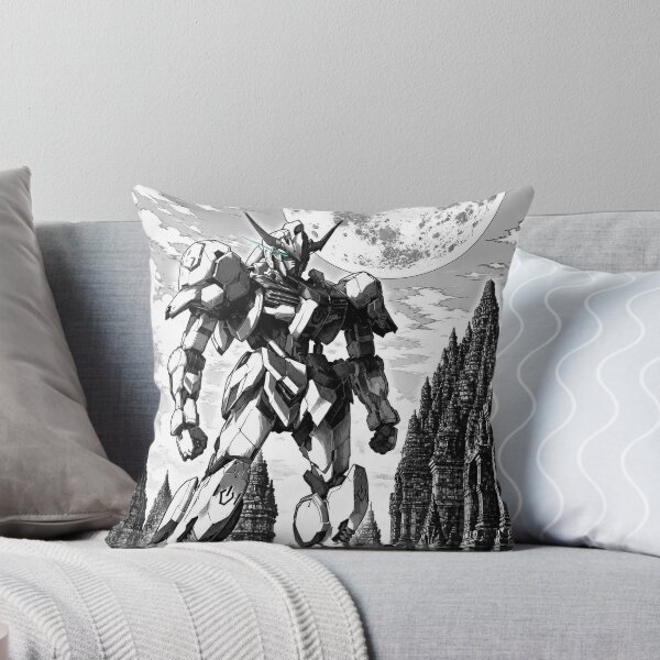 Artikelvorschau, Barbatos Gundam Tekkadan Vektor-Digitalgrafik Schwarzweiß entworfen und verkauft von sabartgunpla.