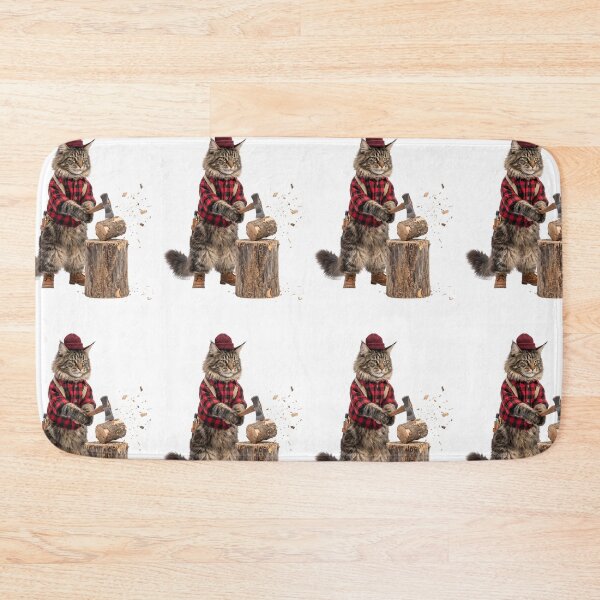 Item preview, Lumberjack Maine Coon designed and sold by PictoVibe.