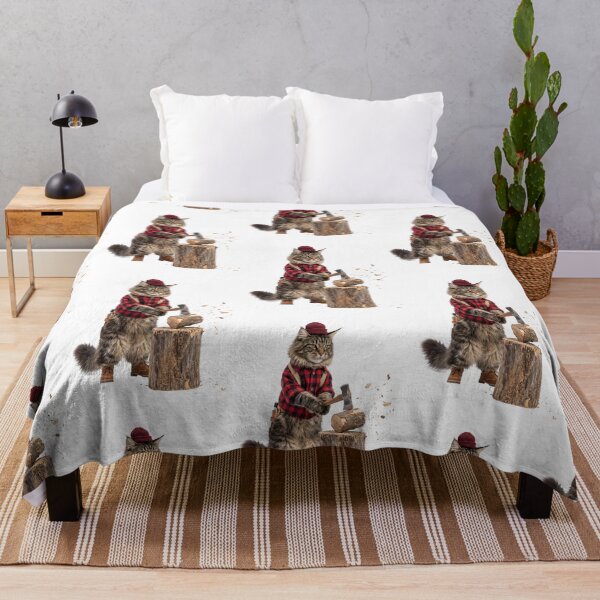 Item preview, Lumberjack Maine Coon designed and sold by PictoVibe.