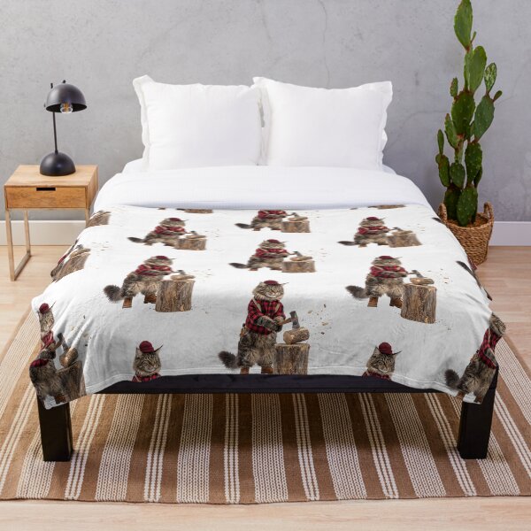 Item preview, Lumberjack Maine Coon designed and sold by PictoVibe.