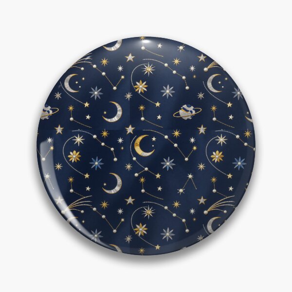 Item preview, Celestial Constellation Luxe Seamless Pattern designed and sold by GalacticLabs.