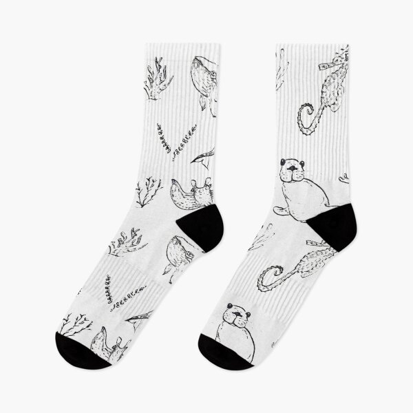 Item preview, Hand-Drawn Sea Life Collection – Ocean Wildlife Illustration designed and sold by ArtwithKellie.