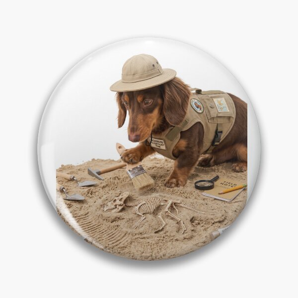 Item preview, Paleontologist Dachshund designed and sold by PictoVibe.