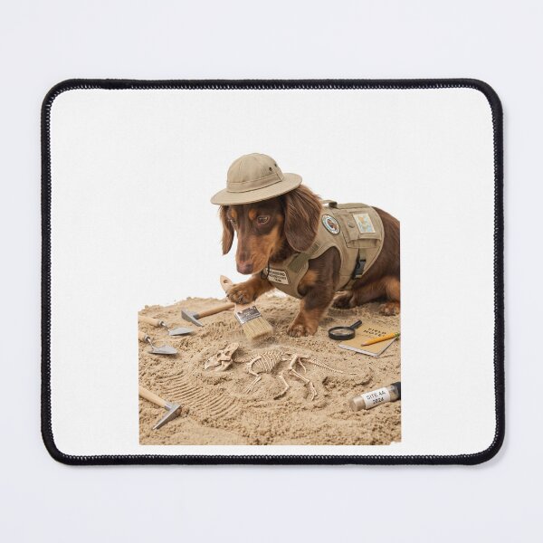 Item preview, Paleontologist Dachshund designed and sold by PictoVibe.