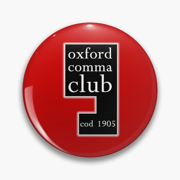 Item preview, Oxford Comma Club designed and sold by kryten4k.