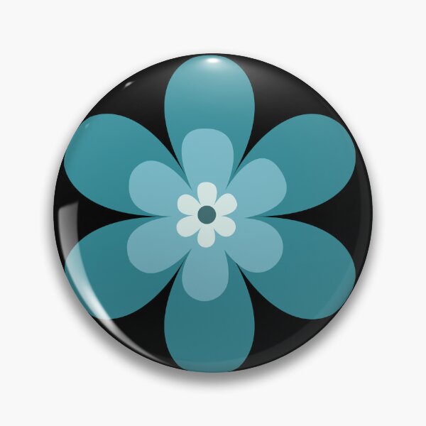 Item preview, Retro Teal Floral Abstract Minimalist Seamless Pattern designed and sold by Jyoti-Quotes.