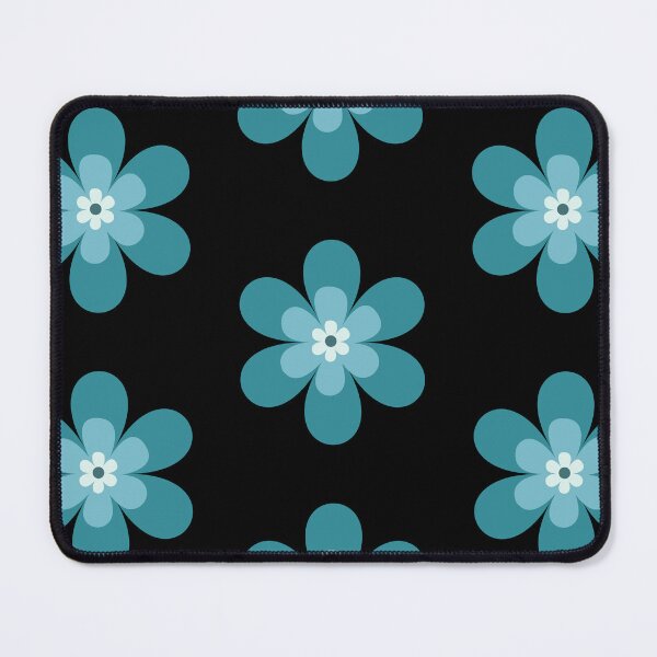 Item preview, Retro Teal Floral Abstract Minimalist Seamless Pattern designed and sold by Jyoti-Quotes.