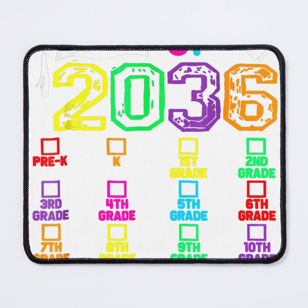 Item preview, Class Of 2036 Kindergarten Grow With Me Checklist Graduate designed and sold by GloomWood.