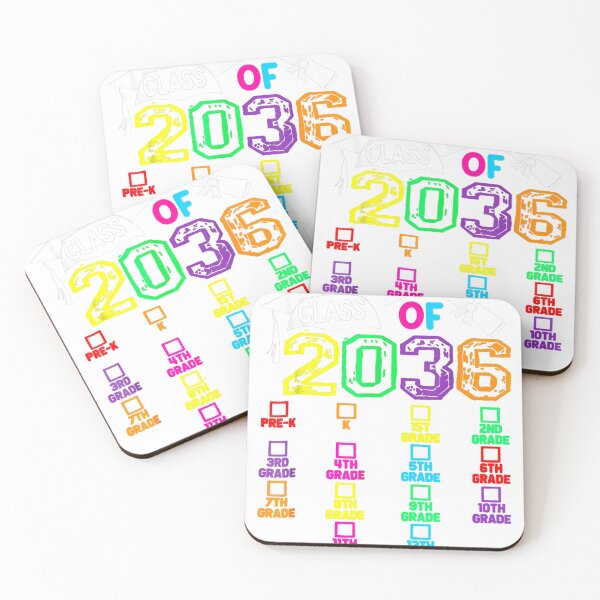 Item preview, Class Of 2036 Kindergarten Grow With Me Checklist Graduate designed and sold by GloomWood.