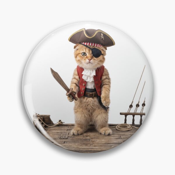 Item preview, Pirate Scottish Fold designed and sold by PictoVibe.