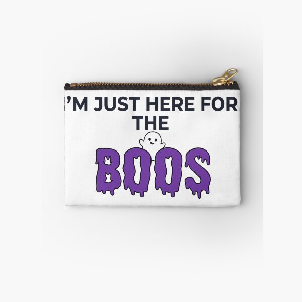 Item preview, I'm Just Here for the Boos | Funny Halloween Ghost Pun | Cute Spooky Quote designed and sold by MrDev.