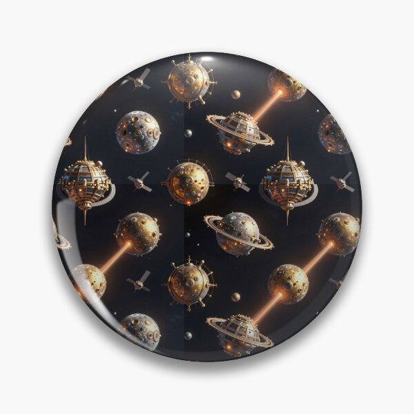 Item preview, Orbital Megastructures Seamless Pattern designed and sold by GalacticLabs.