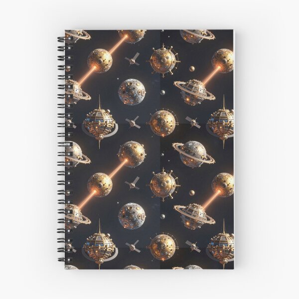 Item preview, Orbital Megastructures Seamless Pattern designed and sold by GalacticLabs.