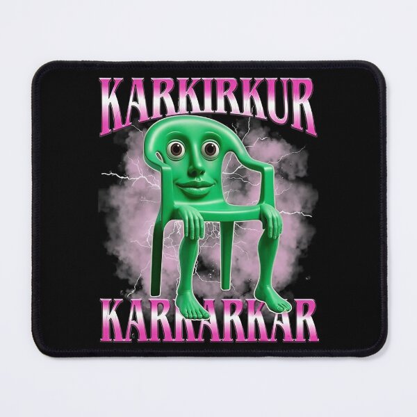 Item preview, Karkirkur Karmarkar Meme Green Plastic Chair Bootleg Rap Tee designed and sold by Cutecharactel.