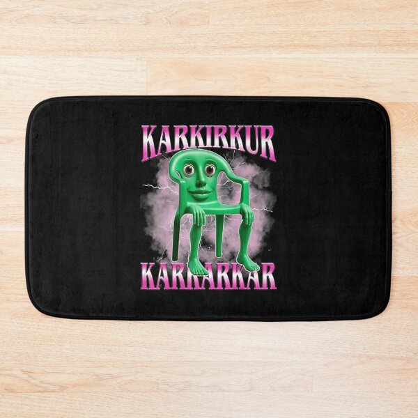 Item preview, Karkirkur Karmarkar Meme Green Plastic Chair Bootleg Rap Tee designed and sold by Cutecharactel.