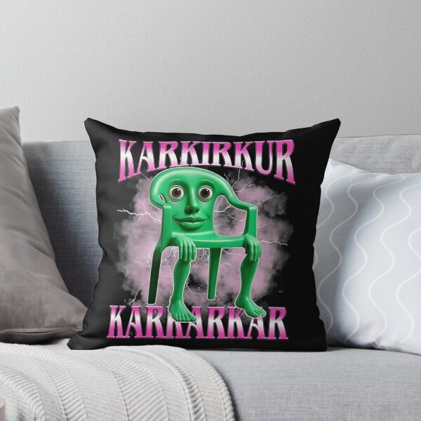 Item preview, Karkirkur Karmarkar Meme Green Plastic Chair Bootleg Rap Tee designed and sold by Cutecharactel.