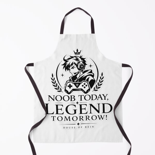 Item preview, Noob Today Legend Tomorrow - Motivational Gamer Design designed and sold by House of Rein.