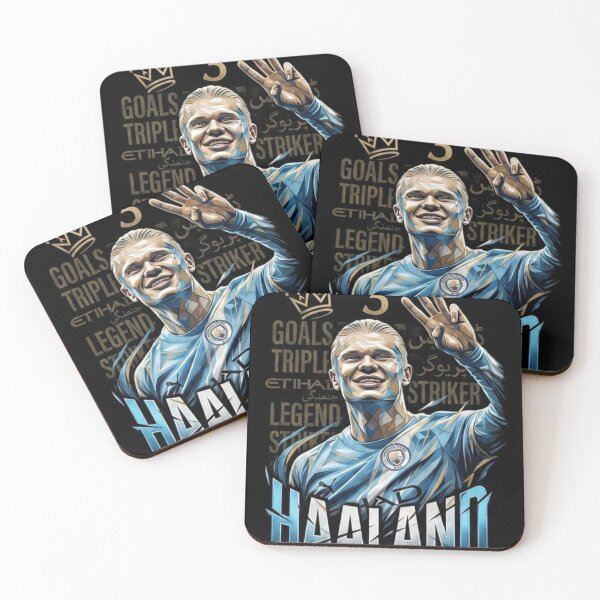 Item preview, Erling Haaland Man City 3 Fingers Celebration Vector Art designed and sold by Sidra digital art 8277237.