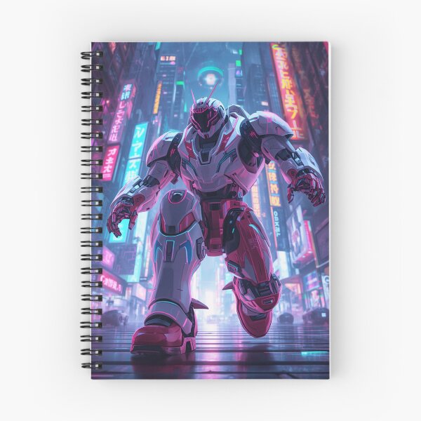 Item preview, Cyberpunk Mecha Robot City Street Art designed and sold by Uniquely Yours.