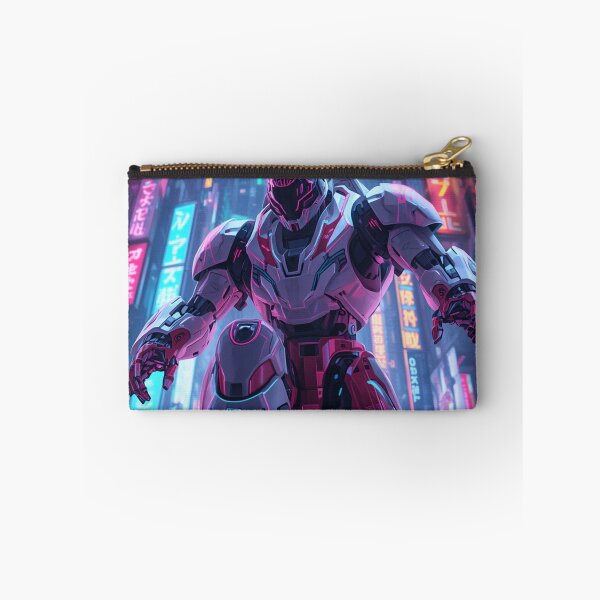 Item preview, Cyberpunk Mecha Robot City Street Art designed and sold by Uniquely Yours.