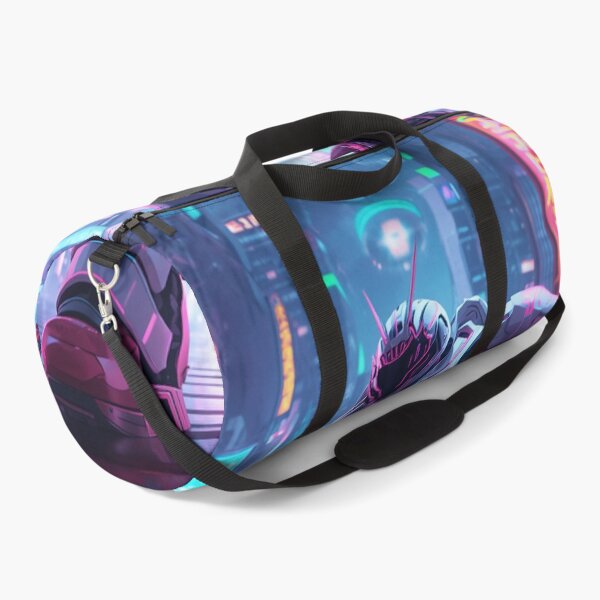 Item preview, Cyberpunk Mecha Robot City Street Art designed and sold by Uniquely Yours.